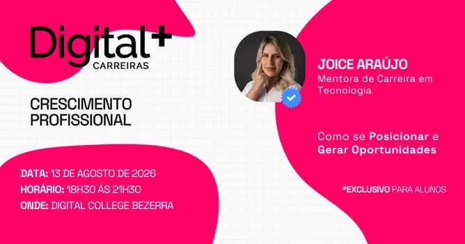 Imagem do Digital Plus Carreiras - Como se Posicionar e Gerar Oportunidades