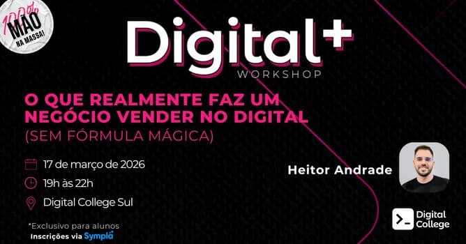 Imagem do Digital Plus | O que realmente faz um negócio vender no digital (sem fórmula mágica) | Sede Sul