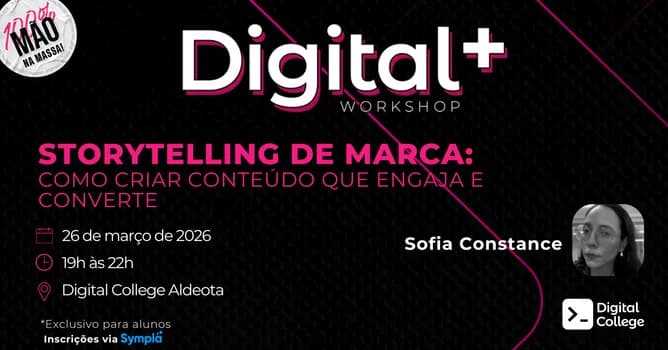 Imagem do Digital Plus | Storytelling de marca: como criar conteúdo que engaja e converte | Sede Aldeota