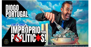 Diogo Portugal apresenta seu NOVO SHOW - Impróprio para Políticos - STAND UP COMEDY EM CUBATÃO/SP em Cubatão