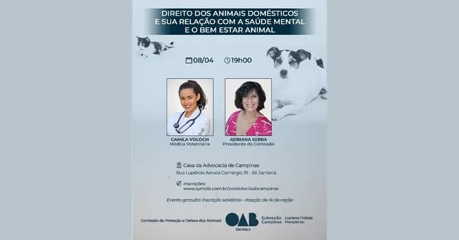 Imagem do Direito dos Animais Domésticos e sua relação com a Sáude Mental e o Bem Estar Animal