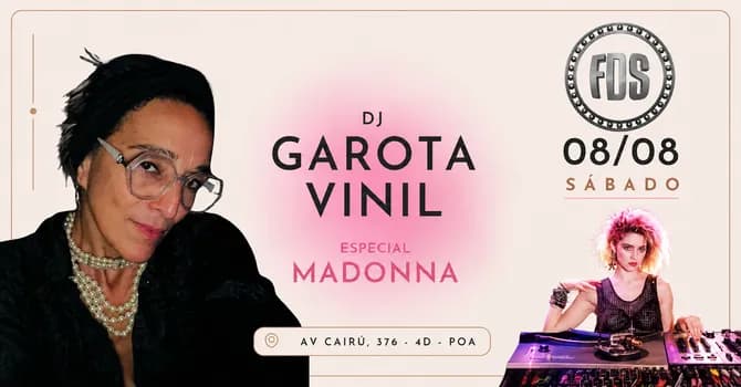 Imagem do DJ GAROTA VINIL - ESPECIAL MADONNA