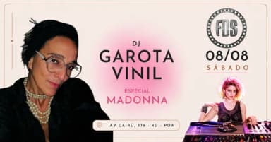DJ GAROTA VINIL - ESPECIAL MADONNA em Porto Alegre