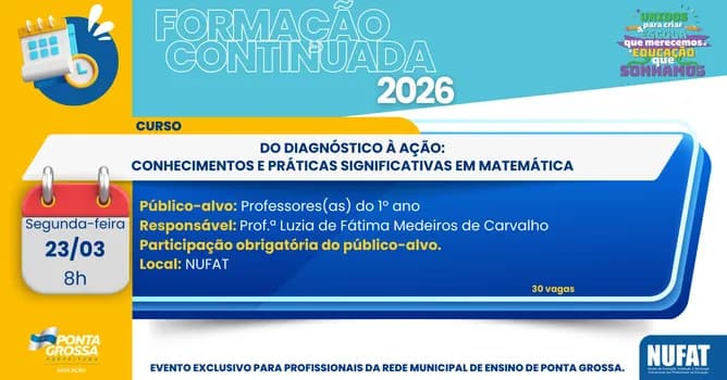 Imagem do Do Diagnóstico à Ação: Conhecimentos e Práticas Significativas em Matemática
