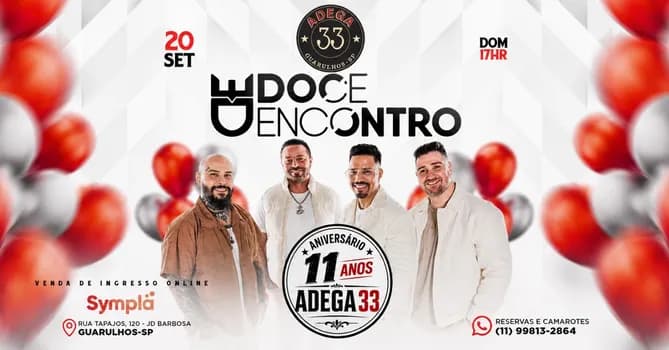 Imagem do DOCE ENCONTRO - ANIVERSÁRIO 11 ANOS DE ADEGA 33