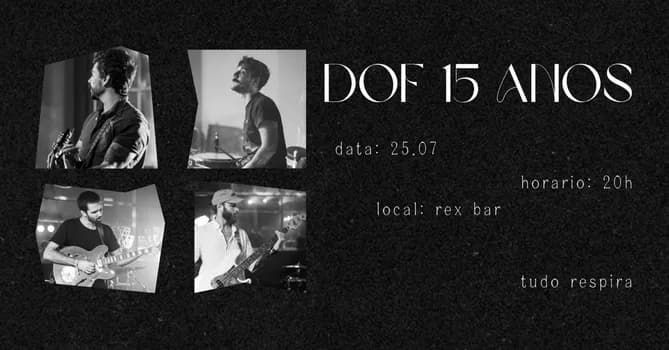 Imagem do Dof - 15 Anos
