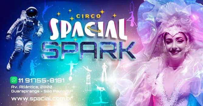 Imagem do DOM 18h - 26/07/26 - Circo Spacial - SPARK