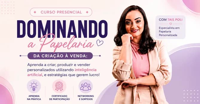 Imagem do DOMINANDO A PAPELARIA 3.0 (PRESENCIAL)