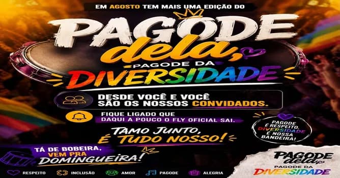 Imagem do Domingueira -Edição Especial Agosto Pagode Delas 2026