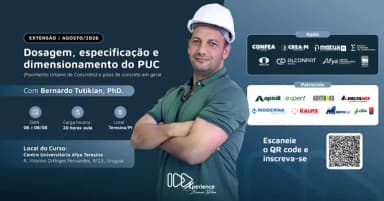 Dosagem, especificação e dimensionamento do PUC Pavimento Urbano de Concreto e pisos de concreto em Teresina