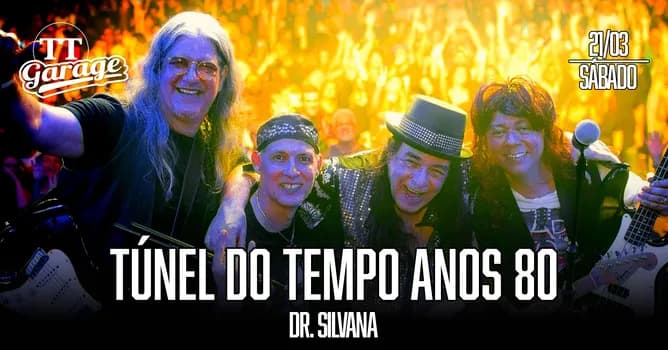 Imagem do Dr. Silvana no Túnel do Tempo Anos 80 - Sábado - 21/03