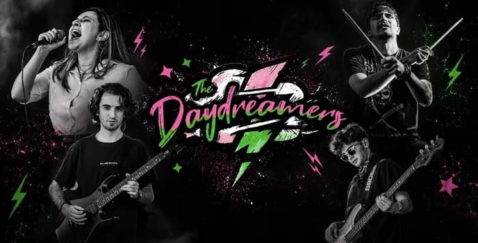 Imagem do DREAM PARTY - a estreia da banda The Daydreamers