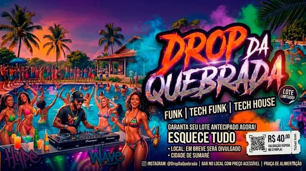 Imagem do DROP DA QUEBRADA | A MAIOR POOL PARTY DA REGIÃO