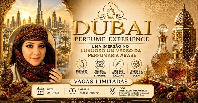 Imagem do *DUBAI PERFUME EXPERIENCE*