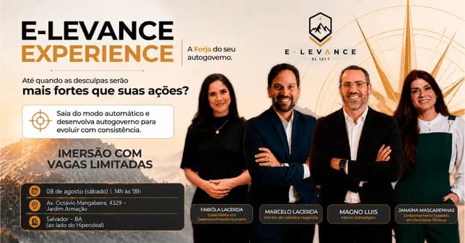 Imagem do E-LEVANCE EXPERIENCE - A forja do seu autogoverno
