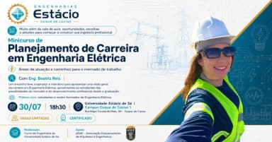 E|Minicurso de Planejamento de Carreira em Engenharia Elétrica em Duque de Caxias