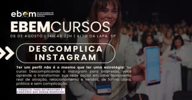 EBEM Formações: Descomplica Instagram em São Paulo