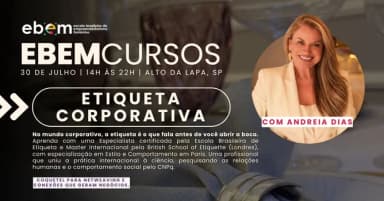 EBEM Formações: Etiqueta Corporativa em São Paulo