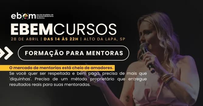 Imagem do EBEM Formações - Mentoras | Transforme Experiência em Autoridade e Negócio