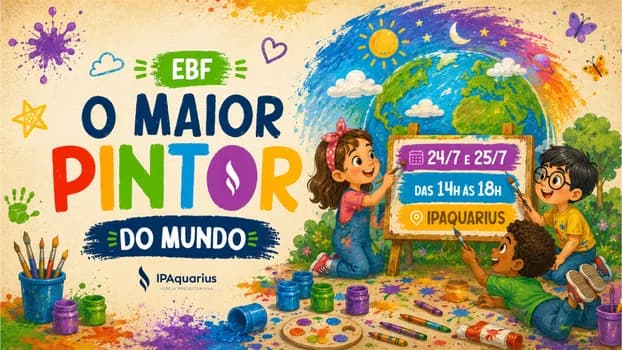 Imagem do EBF AquaKids 2026 - O maior pintor do mundo