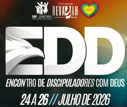 Imagem do EDD 2026 - ENCONTRO DE DISCIPULADORES COM DEUS