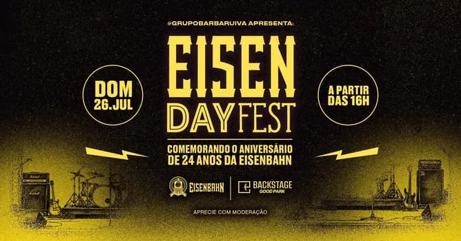 Imagem do EISEN DAY FEST no Backstage Good Park