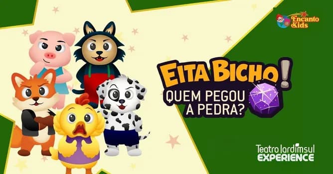 Imagem do Eita Bicho! Quem pegou a pedra?