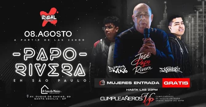 Imagem do EL GRAN EVENTO CON PAPO RIVERA EN SP