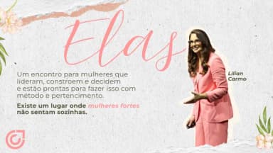 ELAS - Encontro com mulheres, com Lilian Carmo em Campinas