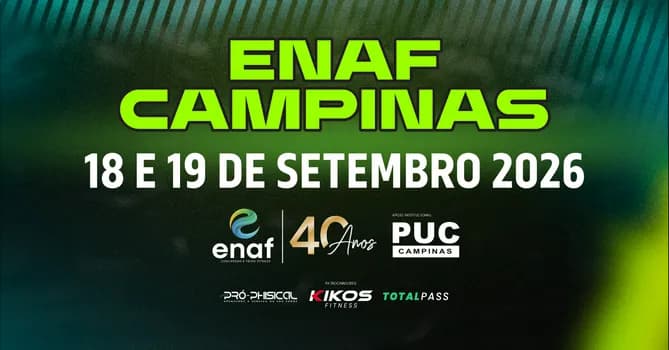 Imagem do ENAF CAMPINAS - 18 E 19 SETEMBRO 2026