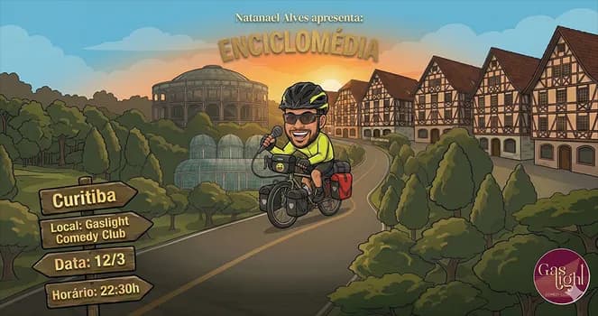 Imagem do ENCICLOMÉDIA com NATANAEL ALVES / STAND UP COMEDY em CURITIBA