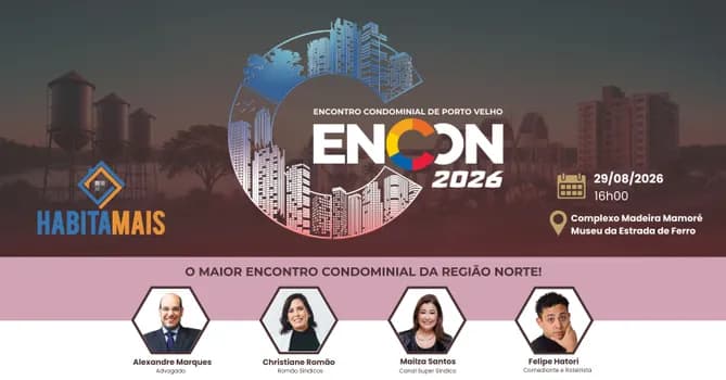 Imagem do ENCON 2026 - Encontro Condominial de Porto Velho