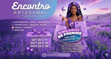 Encontro Artesanal, 16 e 17 de Setembro em São Paulo