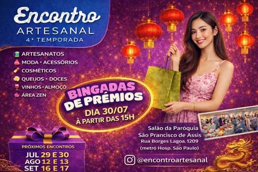 Imagem do Encontro Artesanal, 29 e 30 de Julho