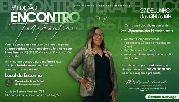 Imagem do Encontro Terapêutico Mulheres Destemidas