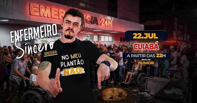 Imagem do ENFERMEIRO SINCERO EM CUIABÁ SESSÃO EXTRA