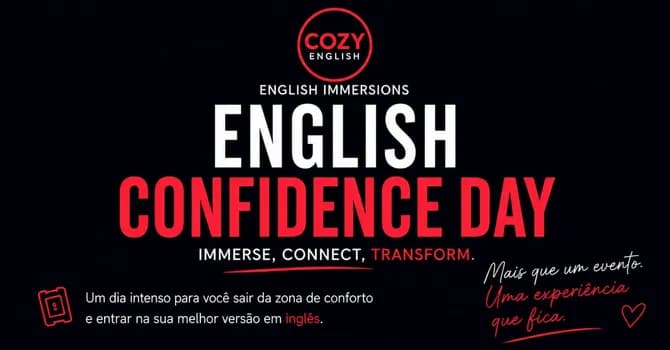 Imagem do English Confidence Day| English Immersions
