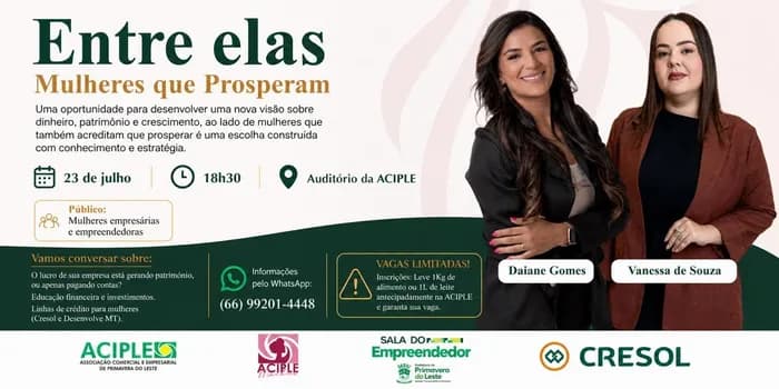 Imagem do ENTRE ELAS - Mulheres que Prosperam