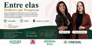 ENTRE ELAS - Mulheres que Prosperam em Primavera do Leste