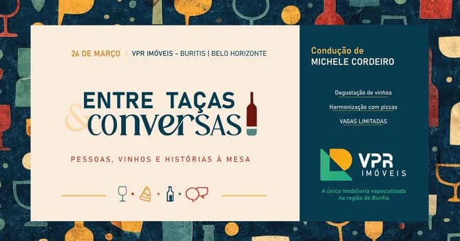 Imagem do Entre Taças e Conversas Vinhos, Pizza e Histórias à Mesa | BH