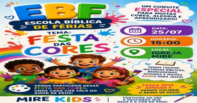 Imagem do Escola Bíblica de Férias