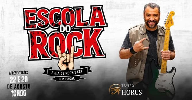 Imagem do ESCOLA DO ROCK - É DIA DE ROCK BABY - O MUSICAL