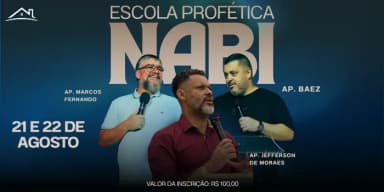 ESCOLA PROFÉTICA NABI 2026 em Belo Horizonte