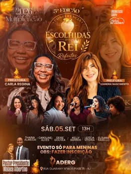 Escolhidas do Rei 2026 REFEITAS em Magé