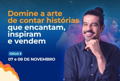 Escrever, Contar, Comunicar - Storytelling - Ciclo 3 - 07 e 08 de Novembro 2026 - São Paulo em São Paulo