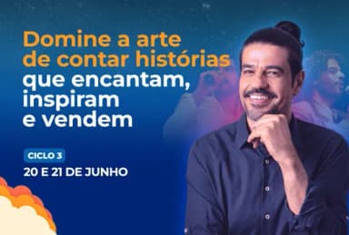 Escrever, Contar, Comunicar - Storytelling - Ciclo 3 - 20 e 21' de JUNHO 2026 - São Paulo em São Paulo