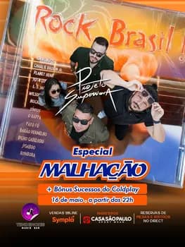 ESPECIAL MALHAÇÃO + ESPECIAL COLDPLAY - PROJETO SUPERNOVA - GYN em Palmas