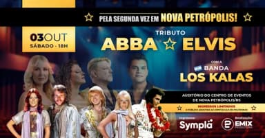 ESPETÁCULO ABBA & ELVIS em Nova Petrópolis