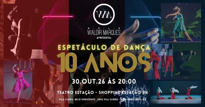 Imagem do Espetáculo de dança - Comemoração 10 anos da Sala Waldir Marques