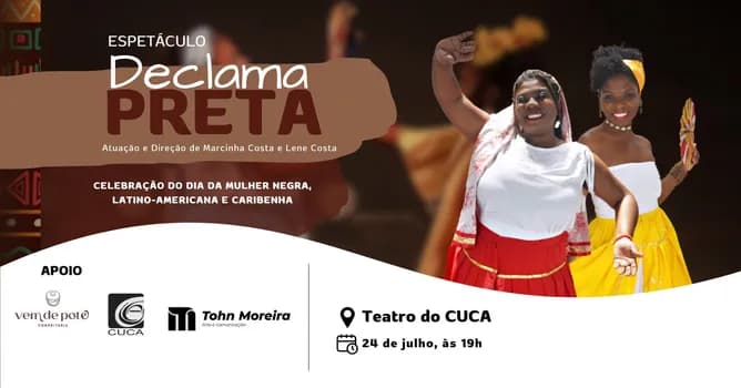 Imagem do Espetáculo Declama Preta